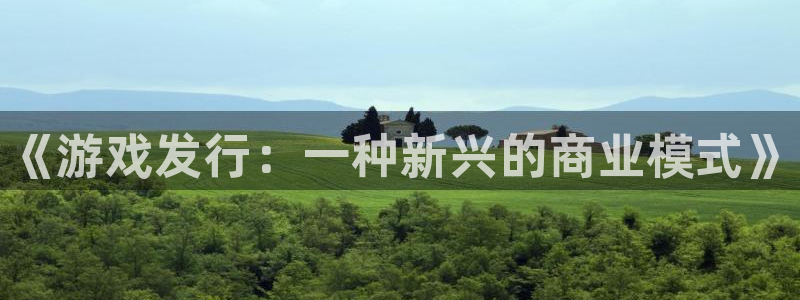 蓝狮子财经丛书：《游戏发行：一种新兴的商业模式》